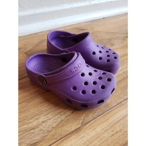 Toddler's Purple Crocs